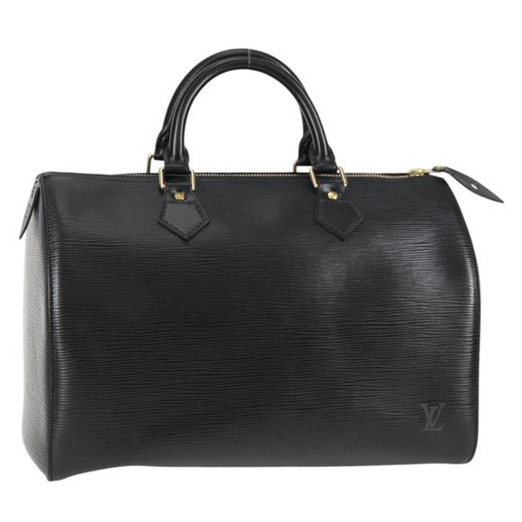LOUIS VUITTON Epi Speedy 30 Hand Bag Noir Black M43002 LV Auth am8757V - Picture 1 of 16